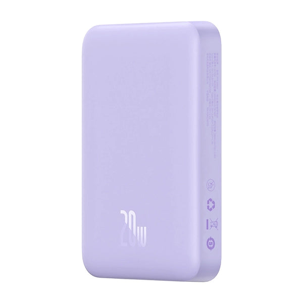 Powerbank Baseus Magnetic Mini 10000mAh, USB-C  20W MagSafe (purple)