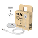 CLUB3D CAC-3026 chargeur d'appareils mobiles Téléphone portable, Smartphone, Smartwatch, téléphone Blanc USB Recharge sans fil Charge rapide Intérieure