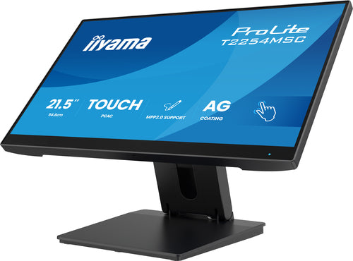 iiyama T2254MSC-B2AG 54,6 cm (21,5") 1920 x 1080 pixels Full HD LED touchscreen pc-monitor zwart