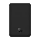 Baseus Magnetic Mini 20000mAh Powerbank, USB-C 20W MagSafe (zwart)