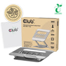 CLUB3D Support réglable en aluminium pour ordinateur portable avec hub USB-C®