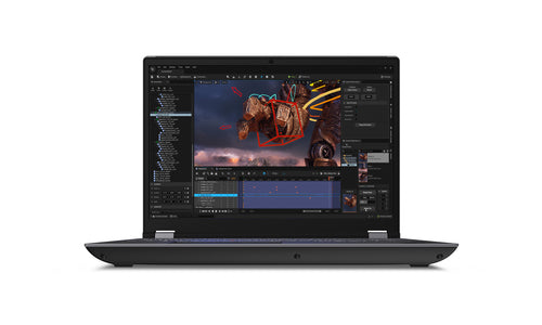 Lenovo ThinkPad P16 Gen 2 Intel® Core™ i9 i9-13980HX Station de travail mobile 40,6 cm (16") WQXGA 64 Go DDR5-SDRAM 1 To SSD NVIDIA RTX 2000 Ada Wi-Fi 6E (802.11ax) Windows 11 Pro Belge Gris, Noir