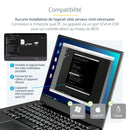 StarTech.com Adaptateur crash cart pour PC portable - Console KVM vers USB 2.0