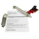 StarTech.com Adaptateur PCI Express à 4 Voies vers SFF-8643 pour SSD U.2 PCIe NVMe - Adaptateur SSD U.2 2.5" NVMe