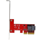StarTech.com Adaptateur PCI Express à 4 Voies vers SFF-8643 pour SSD U.2 PCIe NVMe - Adaptateur SSD U.2 2.5" NVMe