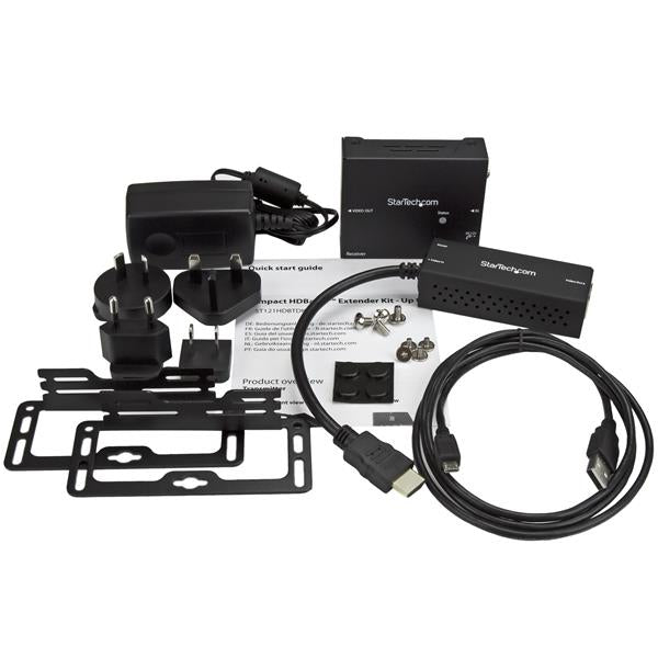 StarTech.com Kit prolongateur HDBaseT avec transmetteur compact - HDBaseT - UHD 4K