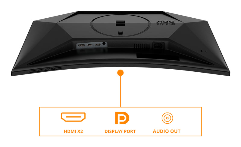 AOC G4 CQ27G4X écran plat de PC 68,6 cm (27") 2560 x 1440 pixels Quad HD LCD Noir