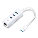 TP-Link UE330 station d'accueil Avec fil USB 3.2 Gen 1 (3.1 Gen 1) Type-A Blanc