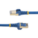 StarTech.com Câble réseau Cat6a STP blindé sans crochet de 3 m - Bleu