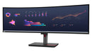 Lenovo ThinkVision P49w-30 LED display 124.5 cm (49") 5120 x 1440 pixels DQHD Black