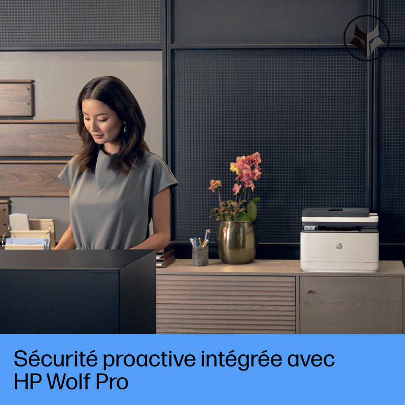 HP LaserJet Pro 3102fdw Wireless Multifunction Black and White Printer, Copier, Scanner; Duplex