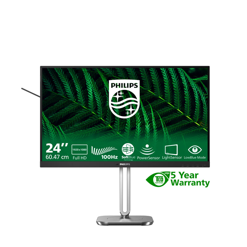 Philips 5000 series 24B2G5200/00 écran plat de PC 60,5 cm (23.8") 1920 x 1080 pixels Full HD LCD Anthracite