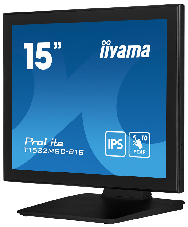 iiyama ProLite T1532MSC-B1S écran plat de PC 38,1 cm (15") 1024 x 768 pixels XGA LCD Écran tactile Noir