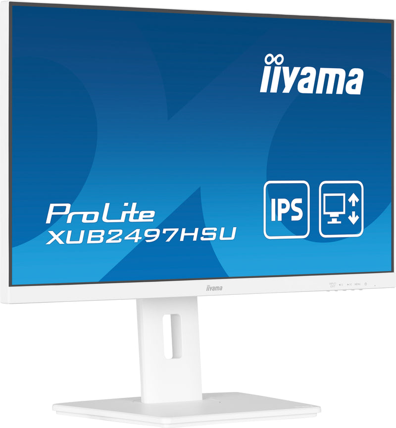 iiyama ProLite XUB2497HSU-W2 platte PC-monitor 60,5 cm (23,8") 1920 x 1080 pixels Full HD LED Wit