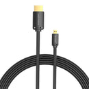 HDMI-D Male to HDMI-A Male Cable Vention AGIBF 1m, 4K 60Hz (Black)