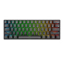 Royal Kludge RK61 RGB mechanisch toetsenbord, rode schakelaar (zwart) (QWERTY)