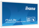 iiyama ProLite TF5539UHSC-W1AG 139,7 cm (55") 3840 x 2160 pixels 4K Ultra HD LED touchscreen pc-monitor, multi-user, wit