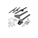 StarTech.com Support TV au Plafond - Support Universel pour Écran Unique avec Mât Court Télescopique Réglable - Inclinable/Pivotant - Support VESA pour Écrans 32"-75"