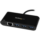 StarTech.com Hub USB 3.0 3 Ports avec Gigabit Ethernet et Alimentation Passthrough 60W - USB-C vers 3 x USB-A (USB 3.0 SuperSpeed 5Gbps) - Hub Adaptateur USB 3.2 Gen 1 Type-C