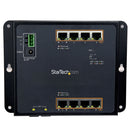 StarTech.com Switch Industriel POE+ Gigabit Ethernet 8 ports - 2 connexions MSA SFP - 30W - Switch Gbe Haute Puissance L2 adminstrable renforcé - Fixation murale Rail DIN IP-30/ -40C° à 75C°