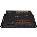 StarTech.com Switch Industriel POE+ Gigabit Ethernet 8 ports - 2 connexions MSA SFP - 30W - Switch Gbe Haute Puissance L2 adminstrable renforcé - Fixation murale Rail DIN IP-30/ -40C° à 75C°