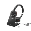 Jabra Evolve 75 SE Casque Avec fil &sans fil Arceau Appels/Musique Bluetooth Socle de chargement Noir
