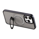 Joyroom JR-BP004 magnetische beschermhoes met houder voor iPhone 15 (zwart)