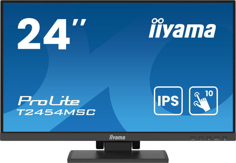 iiyama ProLite T2454MSC-B2AG écran plat de PC 60,5 cm (23.8") 1920 x 1080 pixels Full HD LED Écran tactile Multi-utilisateur Noir