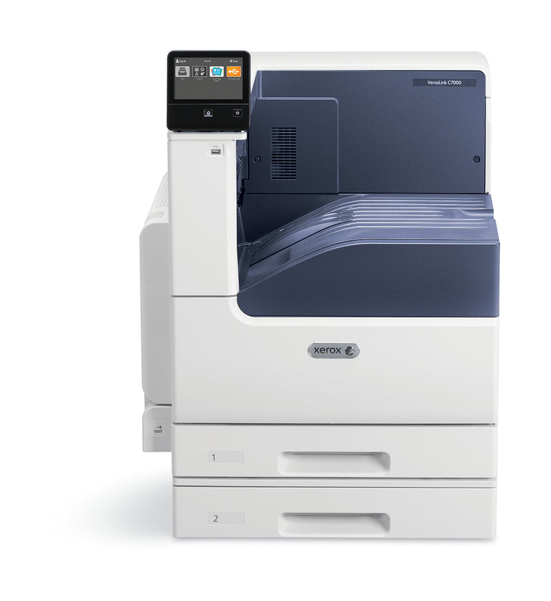 Xerox VersaLink C7000 A3 Duplex Printer, 35/35 ppm, Adobe PS3, PCL5e/6 Driver, 2 laden, 620 vellen totaal