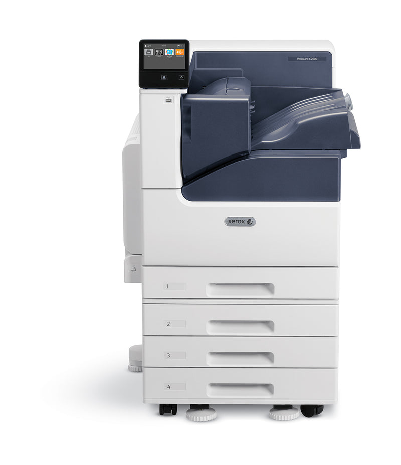 Xerox VersaLink C7000 A3 Duplex Printer, 35/35 ppm, Adobe PS3, PCL5e/6 Driver, 2 laden, 620 vellen totaal