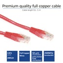 ACT IB8501 câble de réseau Rouge 1 m Cat6 U/UTP (UTP)