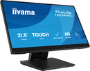 iiyama T2254MSC-B2AG 54,6 cm (21,5") 1920 x 1080 pixels Full HD LED touchscreen pc-monitor zwart