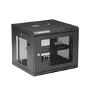 StarTech.com Armoire Réseau Murale 9U à 4 Montants avec Étagère 1U, Armoire Serveur Murale 19" pour Données / AV / Électronique / Équipement IT, Petite Armoire Rack Ventilée