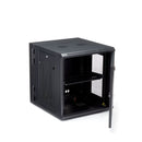 StarTech.com Armoire Réseau Murale à 4 Montants 12U avec Étagère 1U, Armoire Serveur Murale 19" à Charnières pour Équipement IT/AV/Électronique/Ordinateur, Armoire Rack Ventilée Flexible