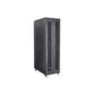 StarTech.com Rack Serveur 42U à 4 Montants, Rack de Données 19" pour Ordinateur / AV / Équipement IT, Rack Serveur avec Roulettes, Armoire Réseau Industrielle Pleine Taille