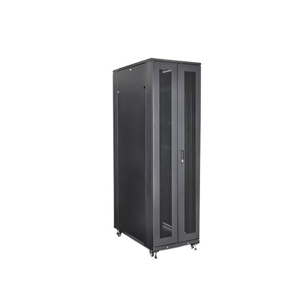 StarTech.com Rack Serveur 42U à 4 Montants, Rack de Données 19" pour Ordinateur / AV / Équipement IT, Rack Serveur avec Roulettes, Armoire Réseau Industrielle Pleine Taille