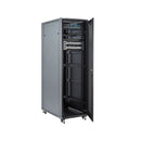 StarTech.com Rack Serveur 42U à 4 Montants, Rack de Données 19" pour Ordinateur / AV / Équipement IT, Rack Serveur avec Roulettes, Armoire Réseau Industrielle Pleine Taille