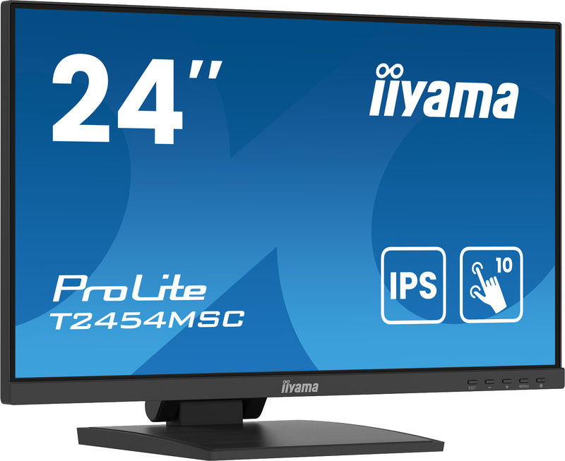 iiyama ProLite T2454MSC-B2AG écran plat de PC 60,5 cm (23.8") 1920 x 1080 pixels Full HD LED Écran tactile Multi-utilisateur Noir