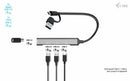 i-tec USB-C/USB-A Metal HUB 1x USB 3.0 + 3x USB 2.0