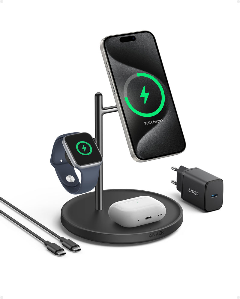 MagGo Magnetic Wireless Charger 15W 3-i