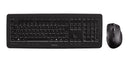 CHERRY DW 5100 clavier Souris incluse Universel RF sans fil Anglais américain Noir