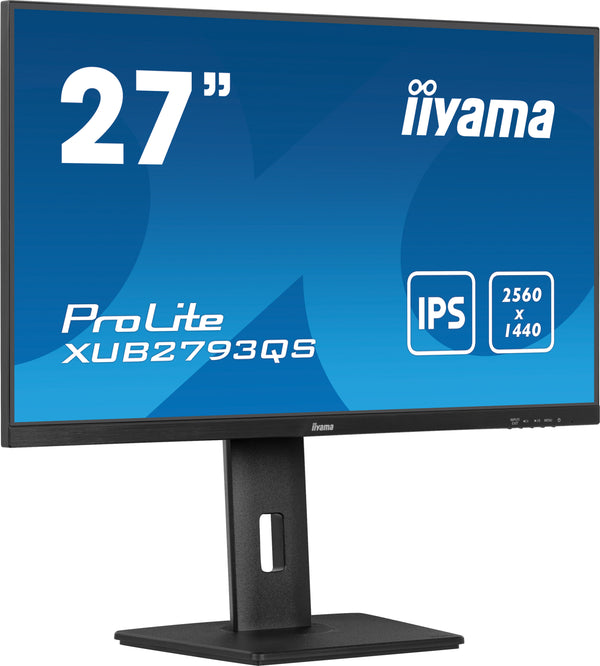 iiyama ProLite XUB2793QS-B7 écran plat de PC 68,6 cm (27") 2560 x 1440 pixels Quad HD LED Noir