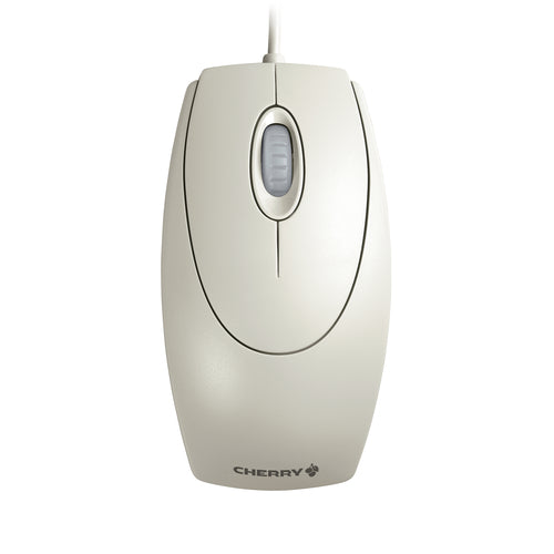 CHERRY WHEELMOUSE OPTICAL Bedrade muis, lichtgrijs, PS2/USB