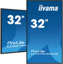 iiyama LH3275HS-B1AG Digitaal Signage Display, 80 cm (31,5") LCD, WiFi, 500 cd/m², Full HD, Zwart, Ingebouwde Android 11, 24/7