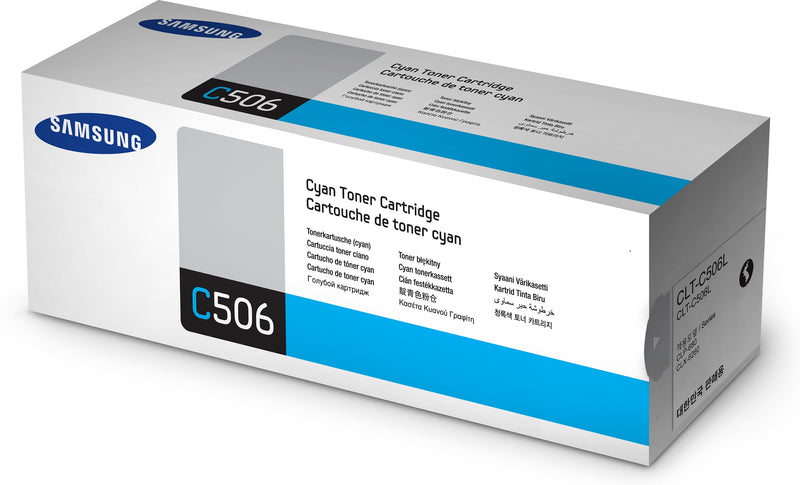 Samsung CLT-C506L Toner cyan grande capacité authentique
