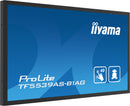 iiyama TF5539AS-B1AG Dynamisch display, 54,6" (138,7 cm) Digital Signage Flat Panel LED-display, 500 cd/m², 4K Ultra HD, zwart, touchscreen, geïntegreerde Android-processor, 24/7