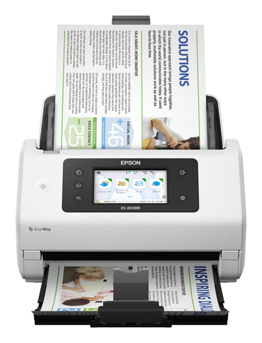 Epson WorkForce DS-800WN Alimentation feuille à feuille de scanner 600 x 600 DPI A4 Blanc