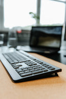 CHERRY KW 3000 clavier Universel RF sans fil QWERTY US International Noir