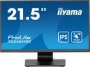 iiyama ProLite T2252MSC-B2 platte pc-monitor 54,6 cm (21.5") 1920 x 1080 Pixels Full HD LCD-touchscreen Zwart