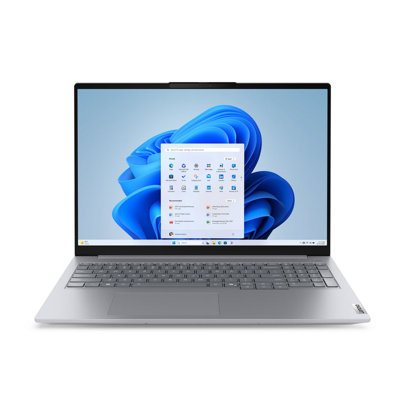 Lenovo ThinkBook 16 G8 IAL Intel Core Ultra 7 255H Ordinateur portable 40,6 cm (16") WUXGA 16 Go DDR5-SDRAM 512 Go SSD Wi-Fi 6E (802.11ax) Windows 11 Pro Belge Gris